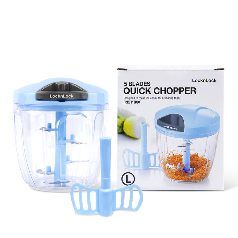 [&Aacute;p voucher 6%] Dụng Cụ Băm Rau Củ Quả LocknLock, Size S-M-L, 3 M&agrave;u (Hồng, Xanh L&aacute;, Xanh Dương) - CKS308PIK, CKS309GRN , CKS310BLU image number null